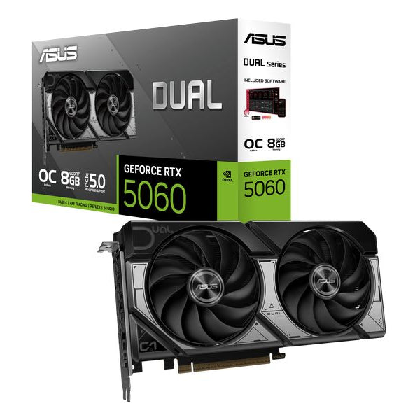 ASUS Grafikkarte Dual GeForce RTX 5060 8 GB OC Edition