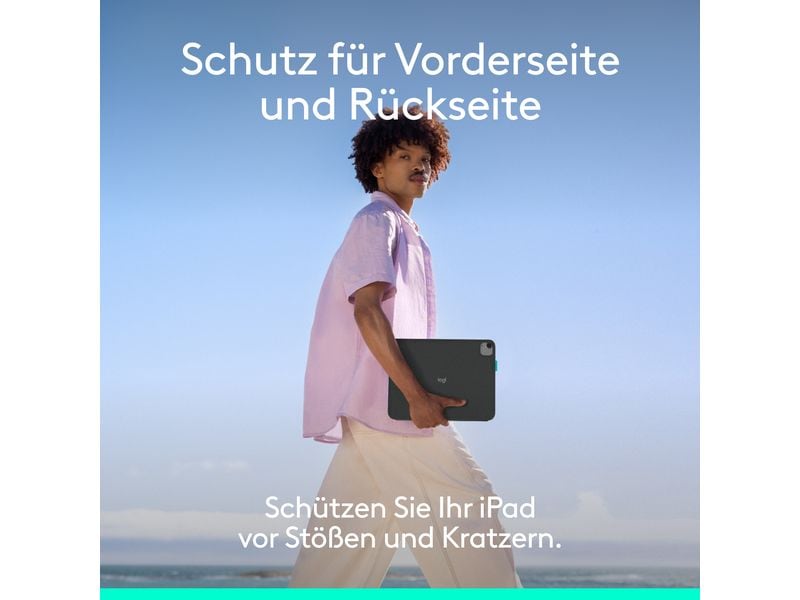 Logitech Tablet Tastatur Cover Flip Folio iPad Pro & Air11