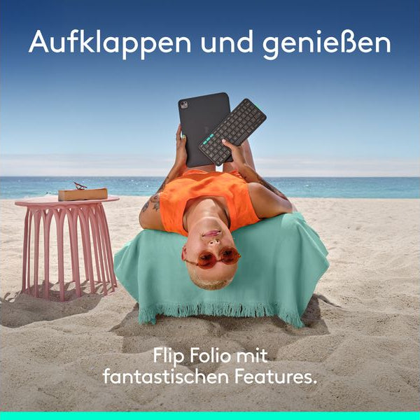 Logitech Tablet Tastatur Cover Flip Folio iPad Pro & Air11