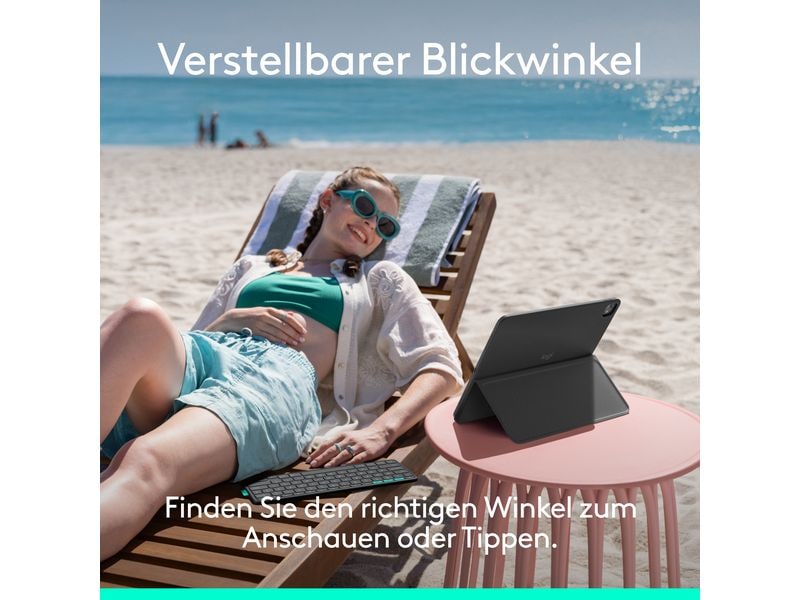 Logitech Tablet Tastatur Cover Flip Folio iPad Pro & Air13