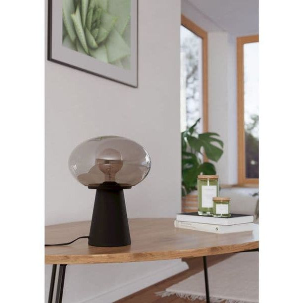 EGLO Leuchten Tischleuchte MADONNINA gross, schwarz exkl. E27 1x40W