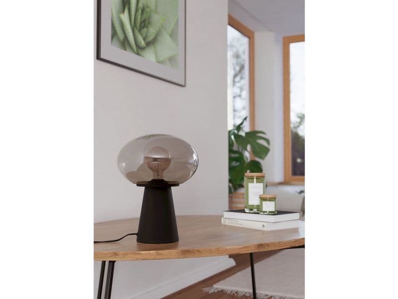 EGLO Leuchten Tischleuchte MADONNINA gross, schwarz exkl. E27 1x40W