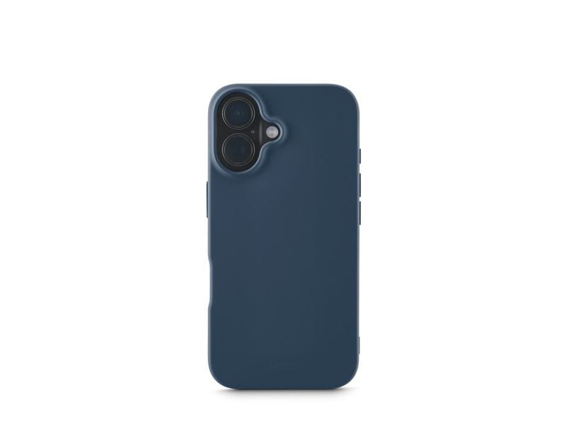 Hama Back Cover Fantastic Feel Blau/Dunkelblau für iPhone 16