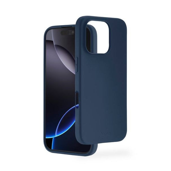 Hama Back Cover Fantastic Feel Blau/Dunkelblau für iPhone 16 Pro