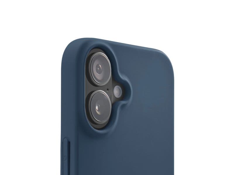 Hama Back Cover Fantastic Feel Blau/Dunkelblau für iPhone 16