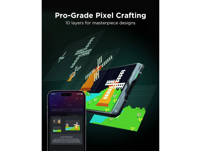 Govee Gaming-Pixel-Licht 13.5 x 13.5 cm