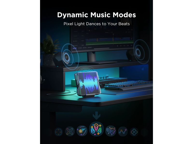 Govee Gaming-Pixel-Licht 13.5 x 13.5 cm