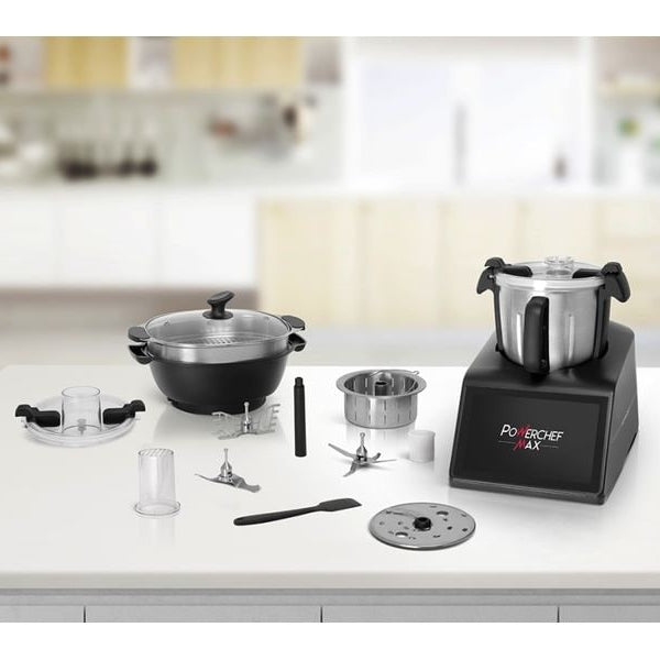 Schneider Küchenmaschine SCH-RBC-4545MAX Schwarz/Silber