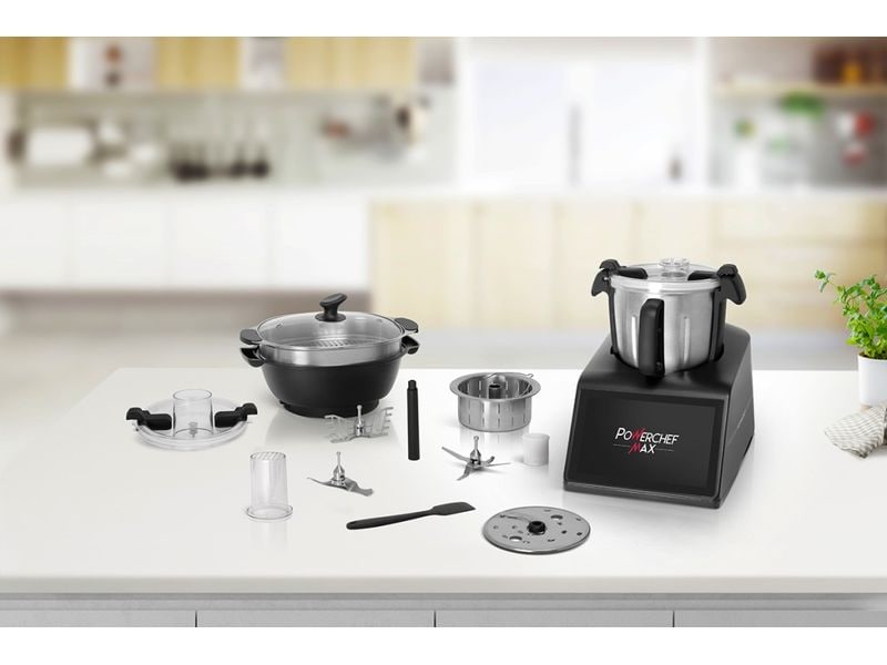 Schneider Küchenmaschine SCH-RBC-4545MAX Schwarz/Silber