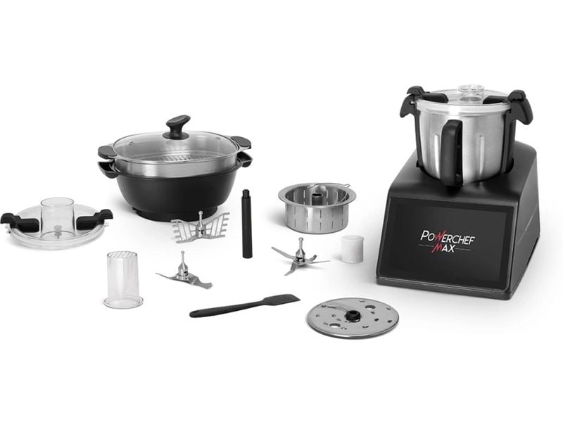 Schneider Küchenmaschine SCH-RBC-4545MAX Schwarz/Silber