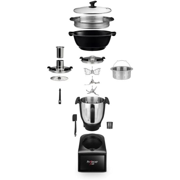 Schneider Küchenmaschine SCH-RBC-4545MAX Schwarz/Silber