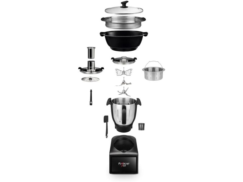 Schneider Küchenmaschine SCH-RBC-4545MAX Schwarz/Silber