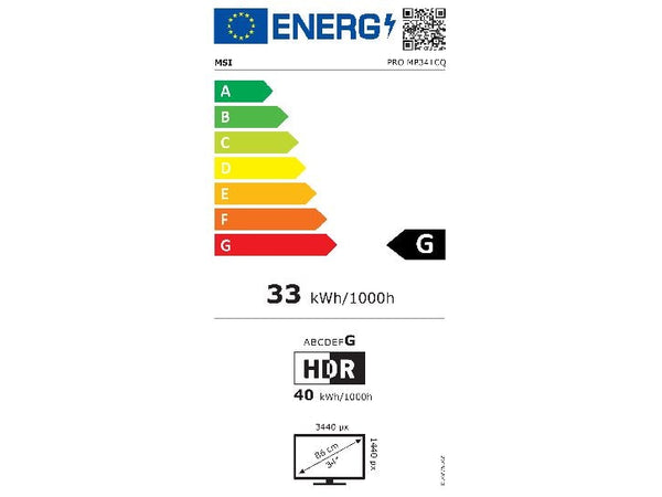 MSI Monitor PRO MP341CQDE
