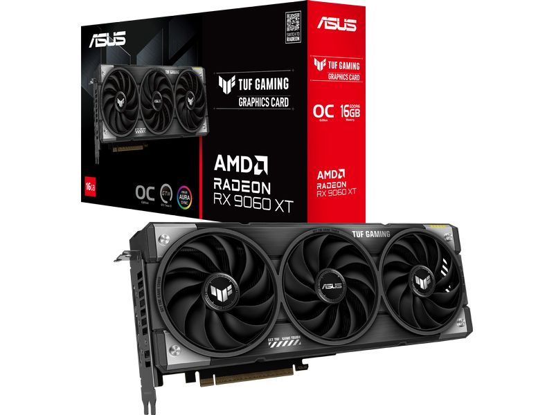 ASUS Grafikkarte AMD Radeon RX9060 XT TUF Gaming 16GB