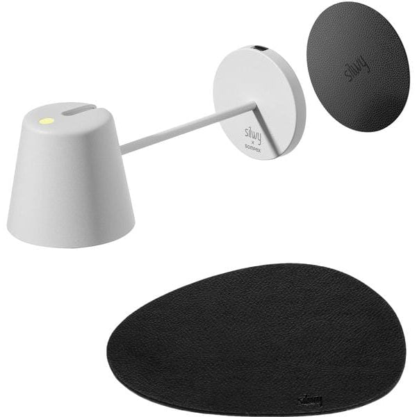 Silwy Magnet-Leuchte Portofino White inkl. Platzset und Pad