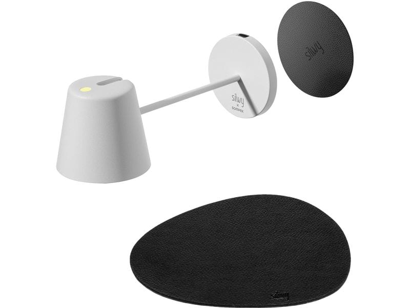 Silwy Magnet-Leuchte Portofino White inkl. Platzset und Pad