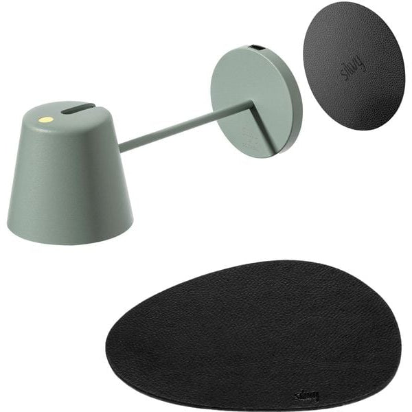 Silwy Magnet-Leuchte Portofino Olive inkl. Platzset und Pad