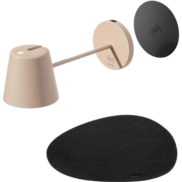 Silwy Magnet-Leuchte Portofino Sand inkl. Platzset und Pad