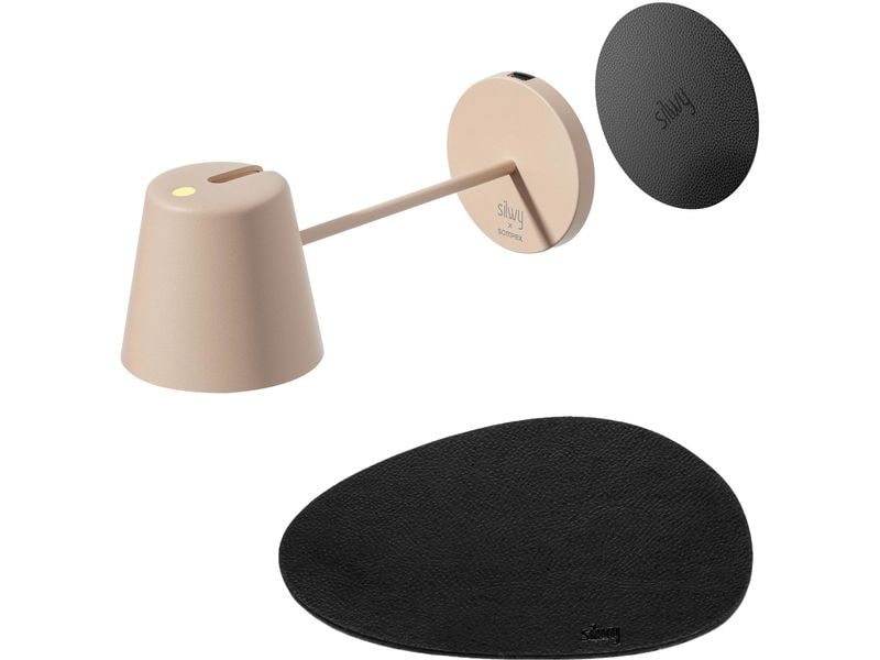 Silwy Magnet-Leuchte Portofino Sand inkl. Platzset und Pad