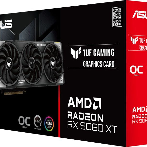 ASUS Grafikkarte AMD Radeon RX9060 XT TUF Gaming 16GB