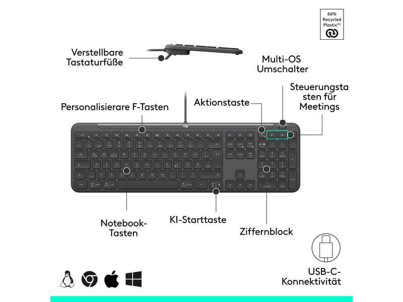 Logitech Tastatur K620 for Business