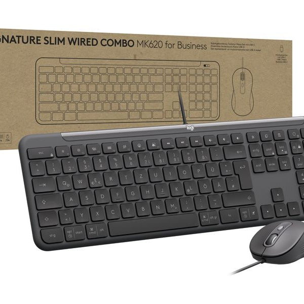 Logitech Tastatur-Maus-Set MK620 wired Combo for Business
