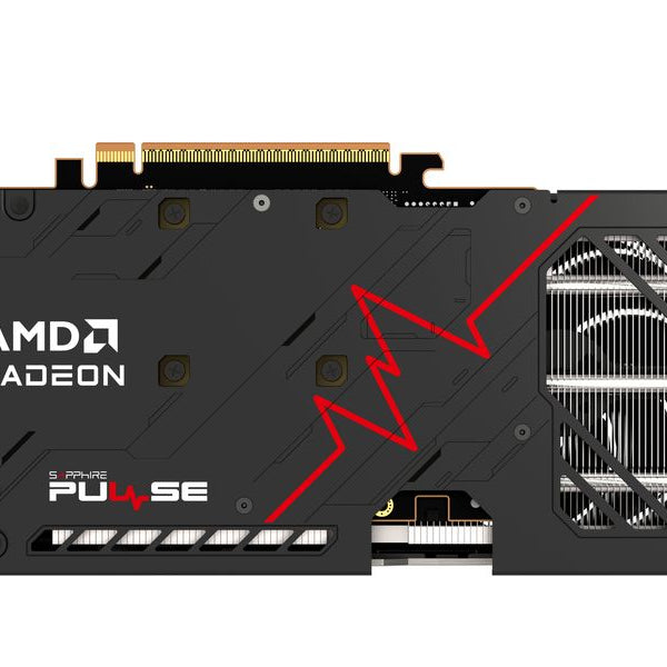 SAPPHIRE Grafikkarte AMD Radeon RX9060 XT PULSE OC 16GB GDDR6