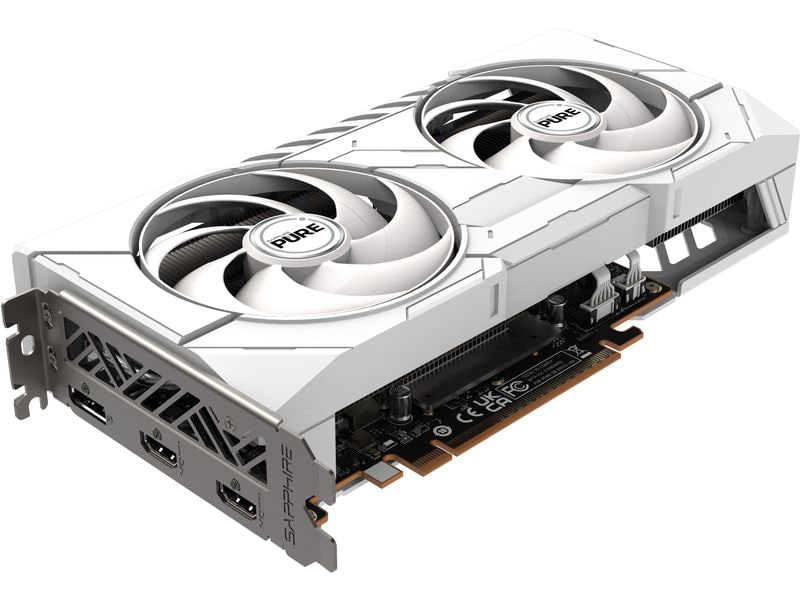 SAPPHIRE Grafikkarte AMD Radeon RX9060 XT PURE OC 16GB GDDR6
