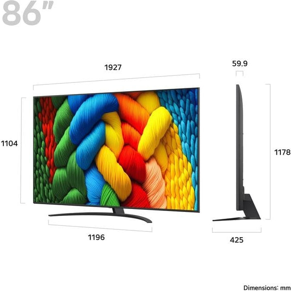 LG TV 86NANO81A6A 86