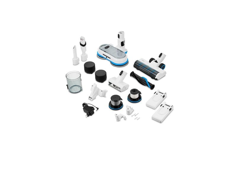 Medion Akku-Stielstaubsauger P400 W+ mit Wischaufsatz