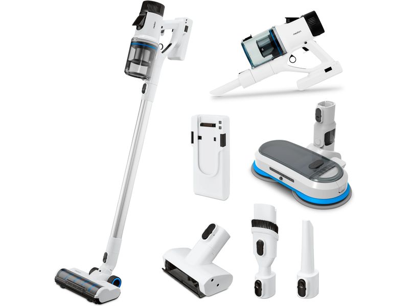 Medion Akku-Stielstaubsauger P400 W+ mit Wischaufsatz