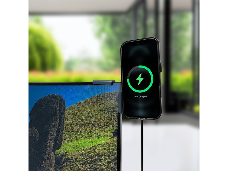4smarts Wireless Charger Qi2 Screen Mount