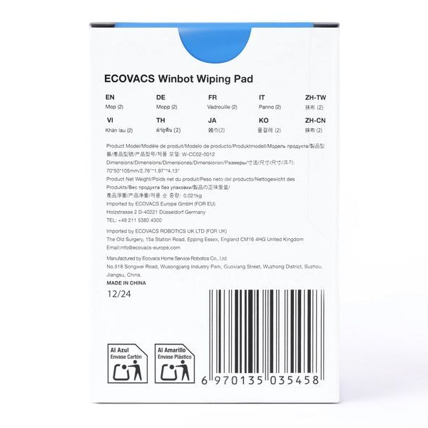 Ecovacs Reinigungstücher Grau