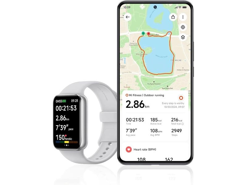 Xiaomi Smart Band 9 Pro Moonlight Silver