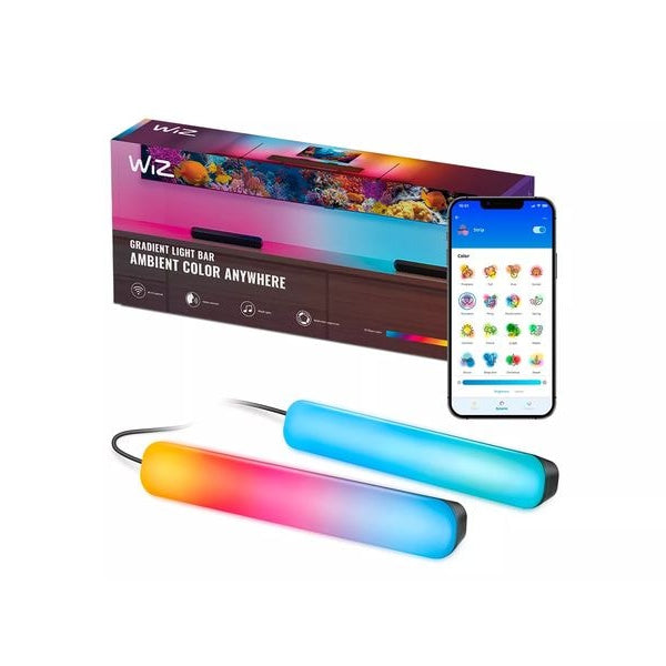 WiZ Gradient Light Bars Doppelpack RGBIC RGBIC, Doppelpack