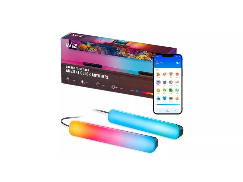 WiZ Gradient Light Bars Doppelpack RGBIC RGBIC, Doppelpack