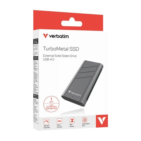 Verbatim Externe SSD TurboMetal 1000 GB