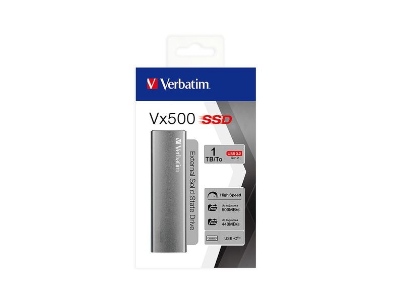 Verbatim Externe SSD VX500 1000 GB