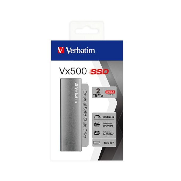 Verbatim Externe SSD VX500 2000 GB