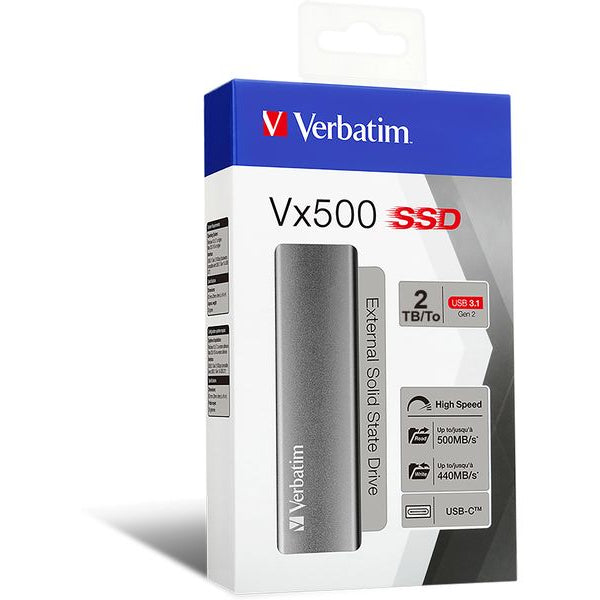 Verbatim Externe SSD VX500 2000 GB