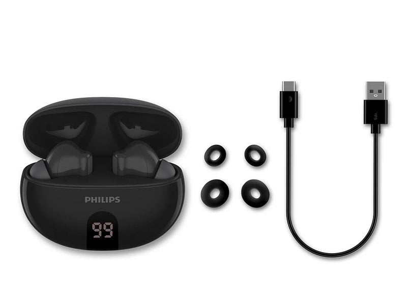 Philips True Wireless In-Ear-Kopfhörer TAT2520BK/00 Schwarz