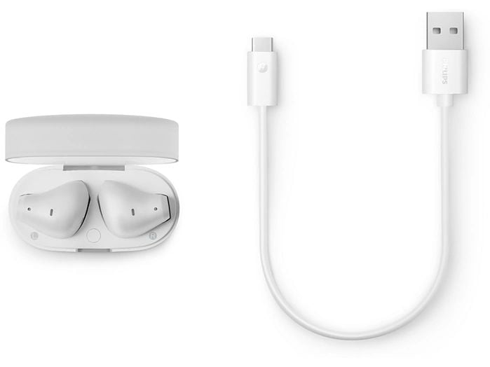 Philips True Wireless In-Ear-Kopfhörer TAT2139WT/00 Weiss