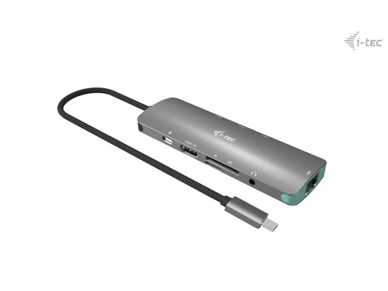 i-tec Dockingstation USB-C 4K HDMI LAN, PD 100 W + Ladegerät 100 W