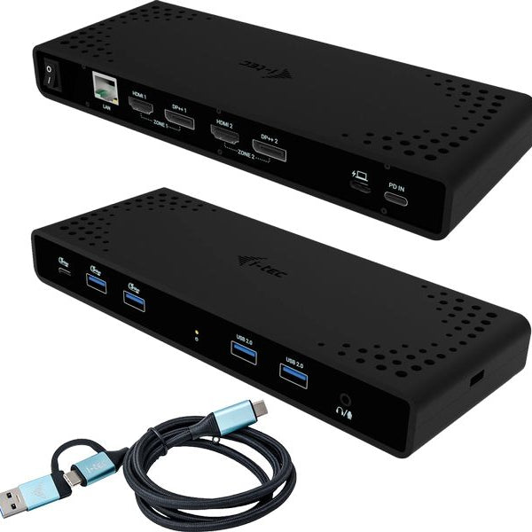 i-tec Dockingstation Universal 2X 4K + PD 85 W