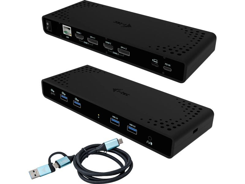 i-tec Dockingstation Universal 2X 4K + PD 85 W