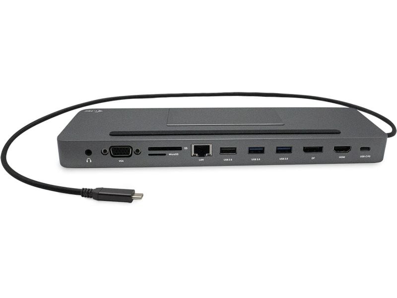 i-tec Dockingstation USB-C 3x 4K, PD 85 W + Univ. Ladegerät 100 W