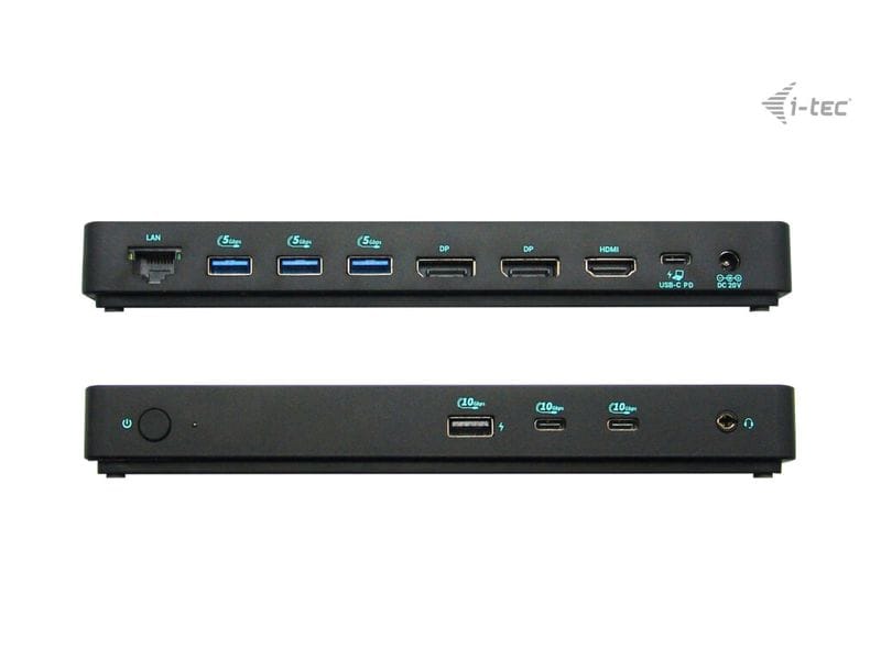 i-tec Dockingstation USB-C 3x 4K Gen 2 Pro + PD 100 W
