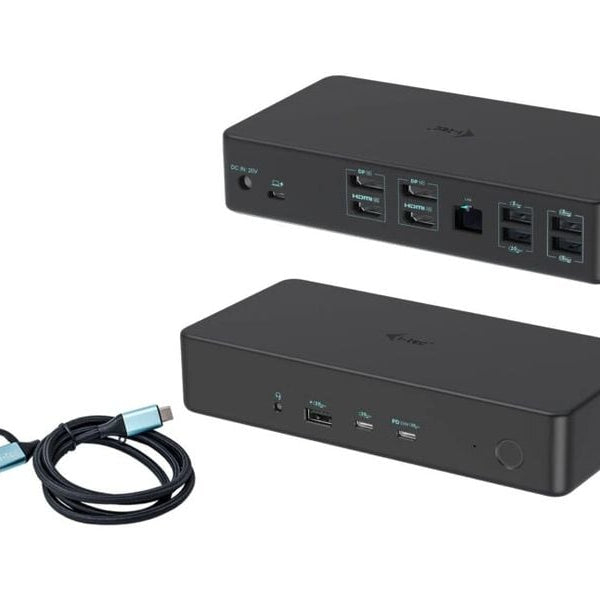 i-tec Dockingstation USB 3.0 / USB-C / TB 3 2x 4K Gen2 + PD 100 W