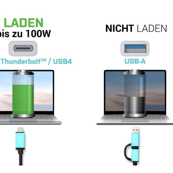 i-tec Dockingstation USB 3.0 / USB-C / TB 3 2x 4K Gen2 + PD 100 W