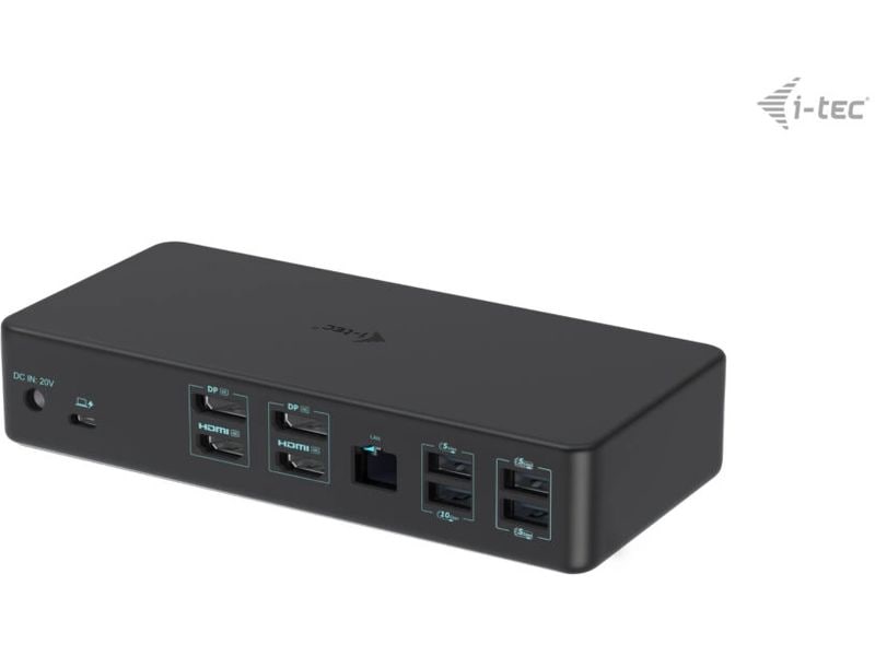 i-tec Dockingstation USB 3.0 / USB-C / TB 3 2x 4K Gen2 + PD 100 W